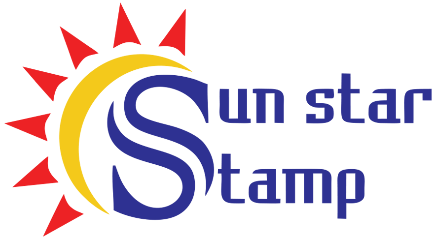 Sun Star Stamp Metal Products Engraving Est